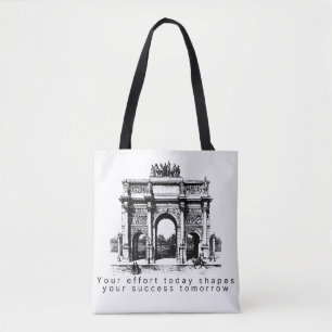 Classic Arch Illustration Tote Bag