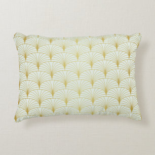 Classic Art Deco Seamless Pattern. Geometric Styli Accent Pillow
