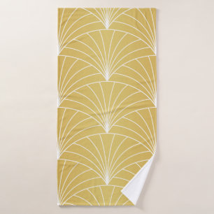 Classic Art Deco Seamless Pattern. Geometric Styli Bath Towel