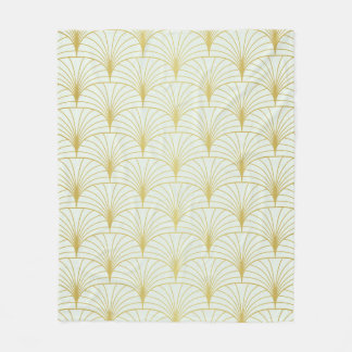 Classic Art Deco Seamless Pattern. Geometric Styli Fleece Blanket