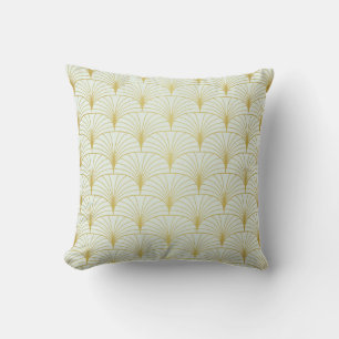 Classic Art Deco Seamless Pattern. Geometric Styli Throw Pillow