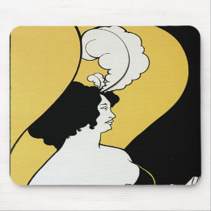 Classic Art Nouveau Mouse Pad