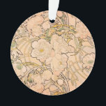 Classic Art Nouveau Peony Garden Pattern by Mucha Ornament<br><div class="desc">Indulge in the delicate beauty of the Belle Époque with this exquisite peony floral pattern by the legendary Alphonse Mucha. Based on one of his celebrated watercolor studies, this design captures the lush, romantic essence of a blooming garden through a master's eye. The artwork features a harmonious arrangement of full-bloom...</div>