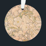 Classic Art Nouveau Peony Garden Pattern by Mucha Ornament<br><div class="desc">Indulge in the delicate beauty of the Belle Époque with this exquisite peony floral pattern by the legendary Alphonse Mucha. Based on one of his celebrated watercolor studies, this design captures the lush, romantic essence of a blooming garden through a master's eye. The artwork features a harmonious arrangement of full-bloom...</div>