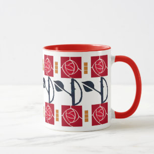Classic Arts & Crafts Mission Rose Mug