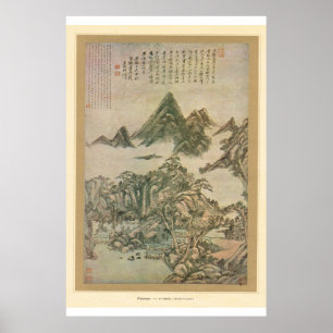 Classic Asian Art Chinese 10th Century Countryside Poster