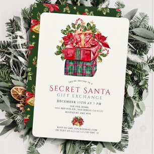 Classic Assorted Presents Christmas Holiday Party Invitation