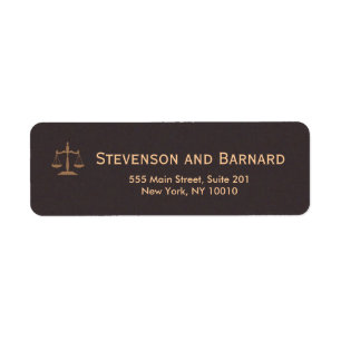 Classic AttorneyReturn Address Labels