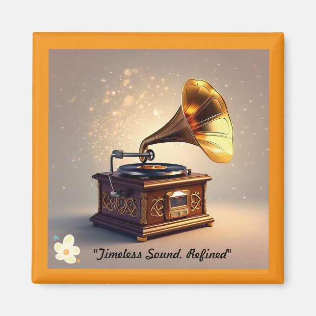 "Classic Audio Elegance" Magnet (Front)