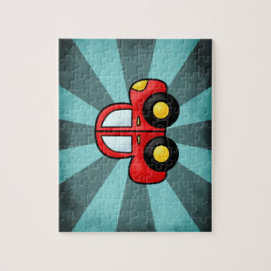 Classic Automobile Art Retro Automotive Print Jigsaw Puzzle
