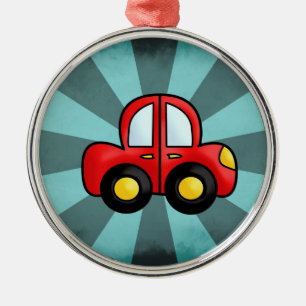 Classic Automobile Art Retro Automotive Print Metal Ornament