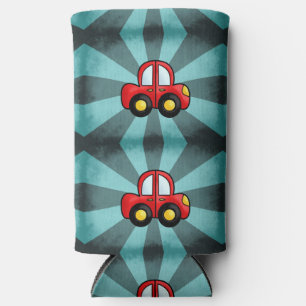 Classic Automobile Art Retro Automotive Print Seltzer Can Cooler