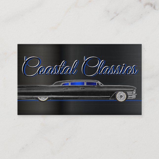 Classic Automotive Business Cards (Front)