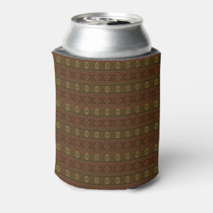 Classic Autumn/fall fair isle/colorwork patterned Can Cooler
