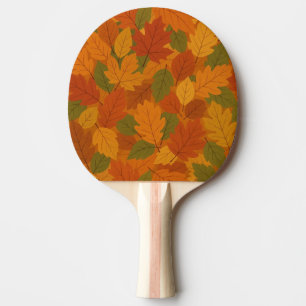 Classic Autumn/fall leaves patterned Ping Pong Paddle