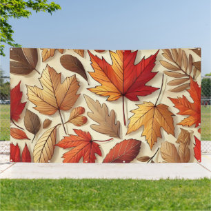 classic Autumn leaves Banner