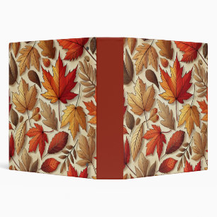 classic Autumn leaves Binder