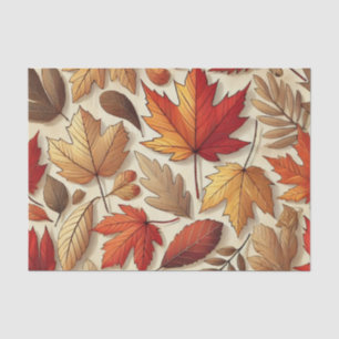 classic Autumn leaves Tissue Paper
