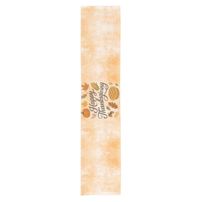 Classic Autumn/Thanksgiving  Short Table Runner (Front)
