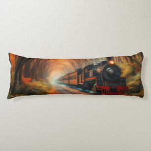 classic Autumn train Body Pillow