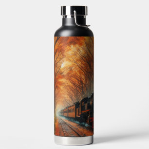 classic Autumn train Water Bottle