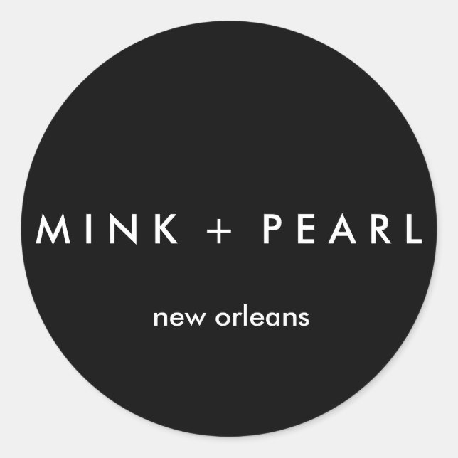 Classic B&W Sticker (Front)