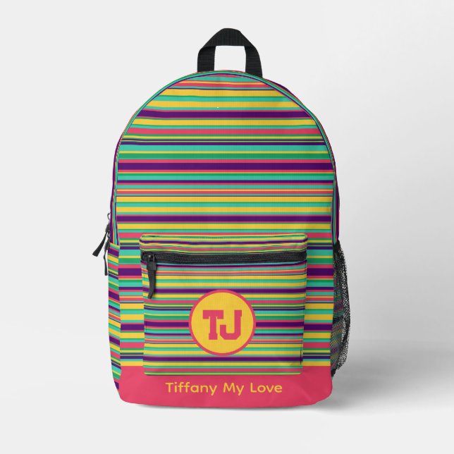 Classic Back To School Sport Retro Backpack (Front)