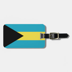 Classic Bahamian Flag Luggage Tag