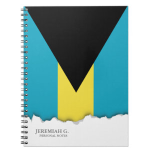 Classic Bahamian Flag Notebook