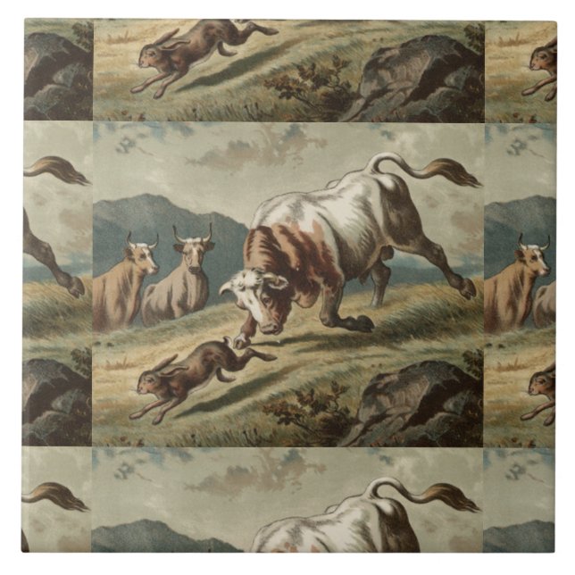 Classic Ballad of the Lost Hare Tile (Front)