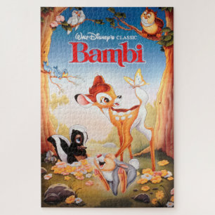 Classic Bambi Movie Poster Jigsaw Puzzle