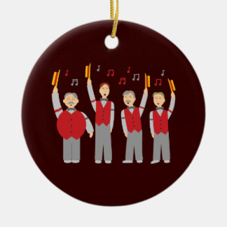 Classic Barbershop Quartet Ceramic Ornament