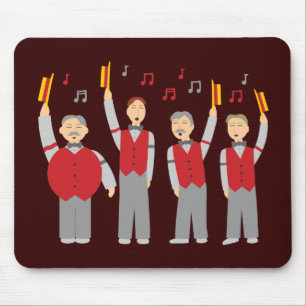 Classic Barbershop Quartet Mouse Pad