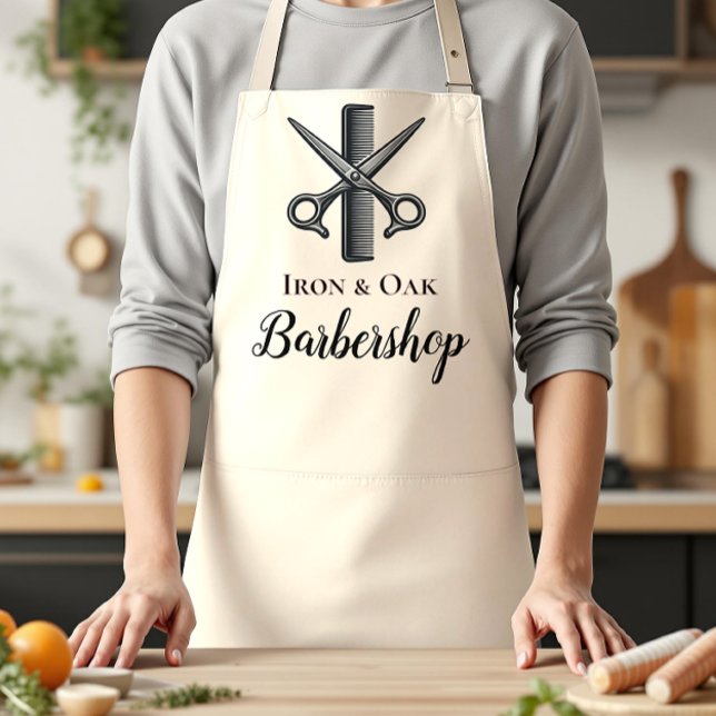 Classic Barbershop Tools Vintage Style Apron (Creator Uploaded)