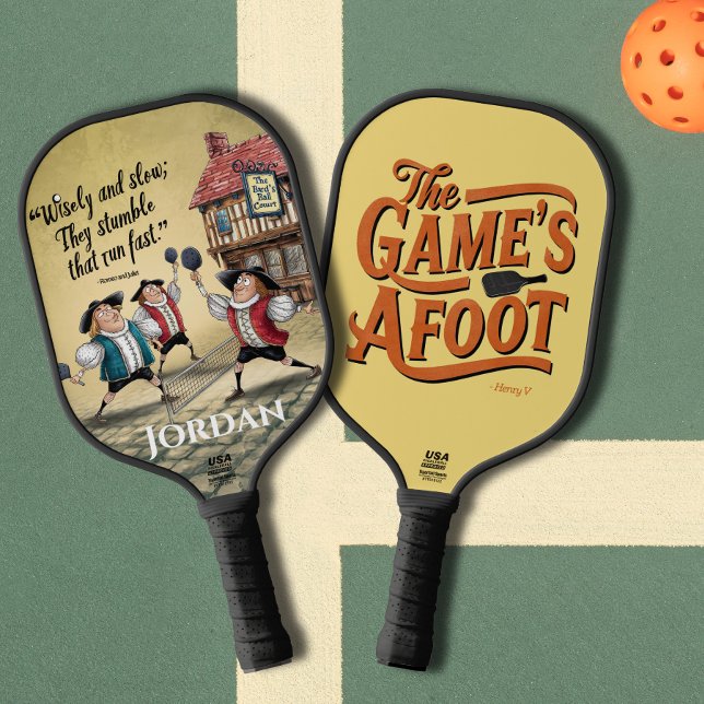 Classic Bard's Pickler - vintage pickleball lover Pickleball Paddle (Creator Uploaded)