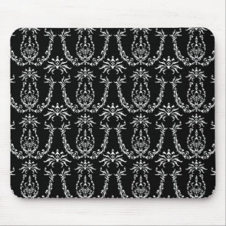 Classic Baroque Mousemat in Black Mouse Pad