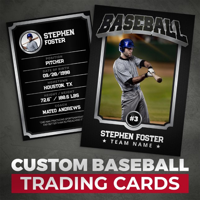 Classic Baseball Trading Card for Baseball Player (Creator Uploaded)