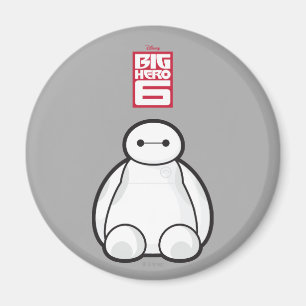 Classic Baymax Sitting Graphic Magnet