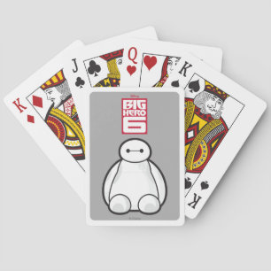 Classic Baymax Sitting Graphic Playing Cards