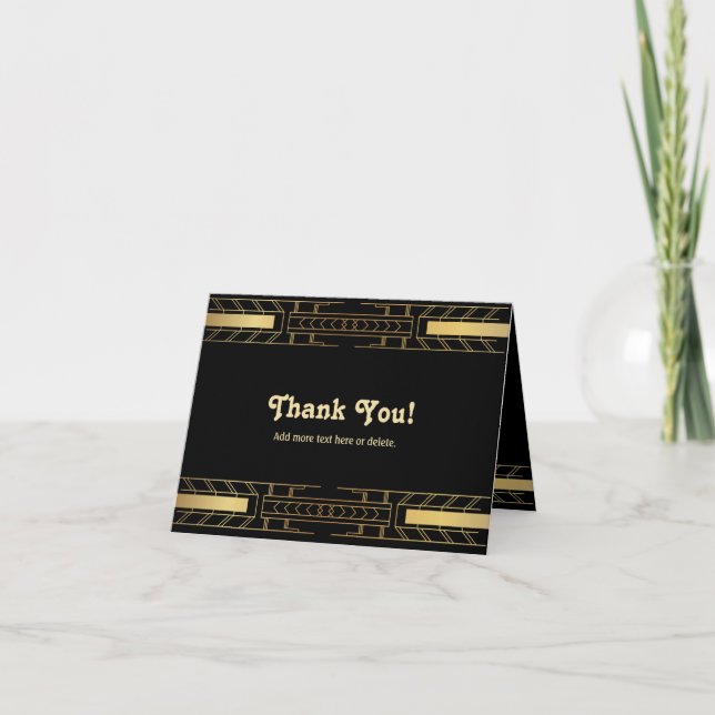 Classic Beauty Art Deco - Thank You (Front)