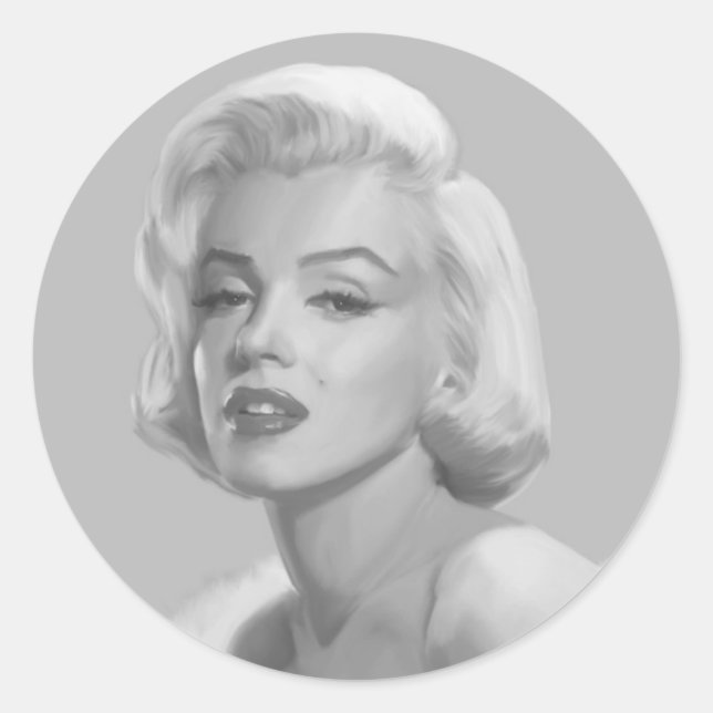 Classic Beauty Classic Round Sticker (Front)