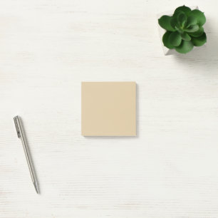 Classic Beige Solid Colour Minimalist  Post-it Notes