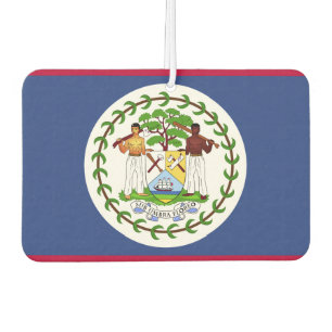 Classic Belize Flag Air Freshener
