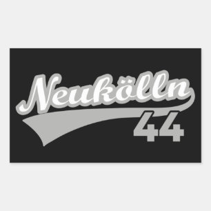 Classic Berlin Neukölln 44 City Number Sticker
