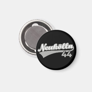 Classic Berlin Neukölln 44 Oldschool Logo Magnet