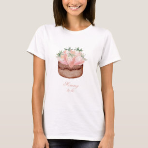 Classic Berry Sweet Baby Shower Mommy To Be T-Shirt