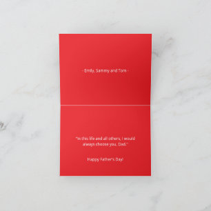 Classic Best Dad Ever Card