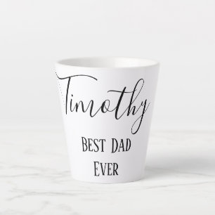 Classic Best Dad Ever Latte Mug