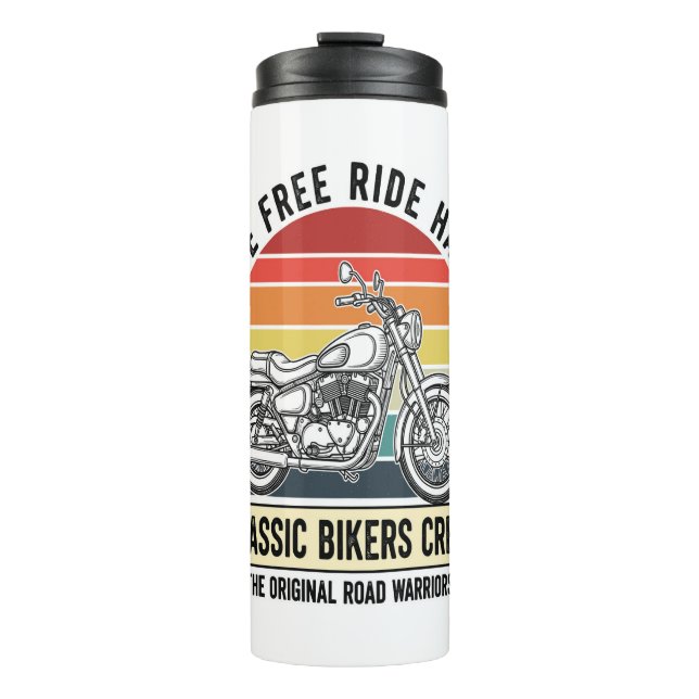 Classic Bikers Crew Motorcycle.jpg Thermal Tumbler (Front)