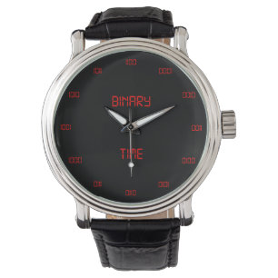 Classic Binary Numbering System Watch
